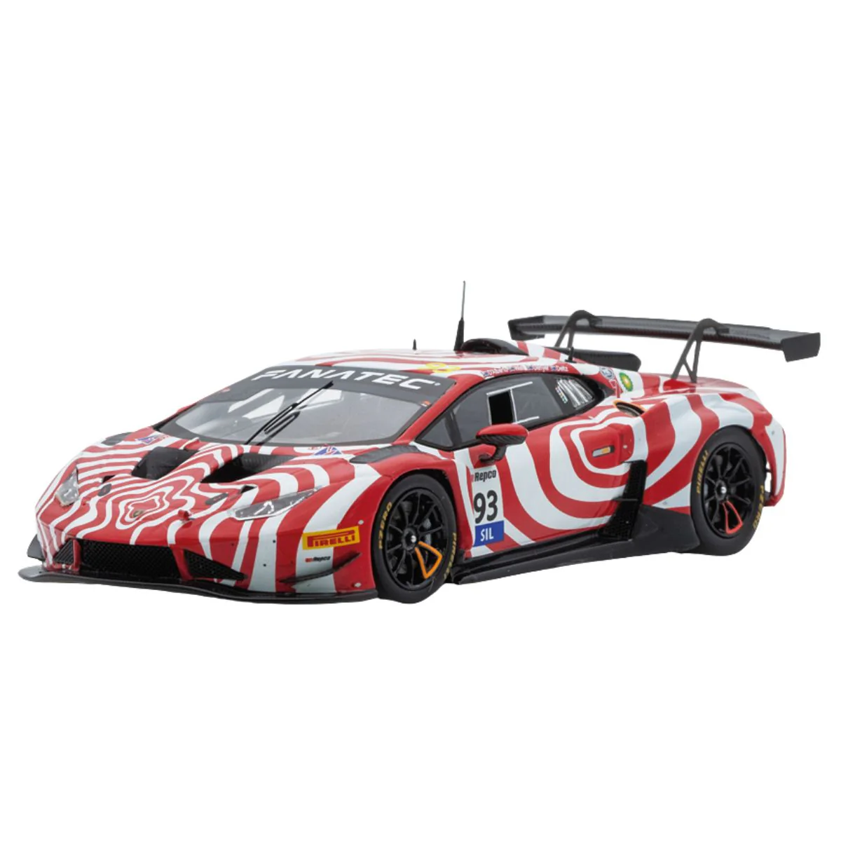 Lamborghini Huracán GT3 EVO 2 No.93 Wall Racing - 12th Bathurst 12H 2024 - T. D'Alberto - D. Wall - G. Denyer - A. Deitz. Limited 300 - 1:43 Scale Resin Model Car