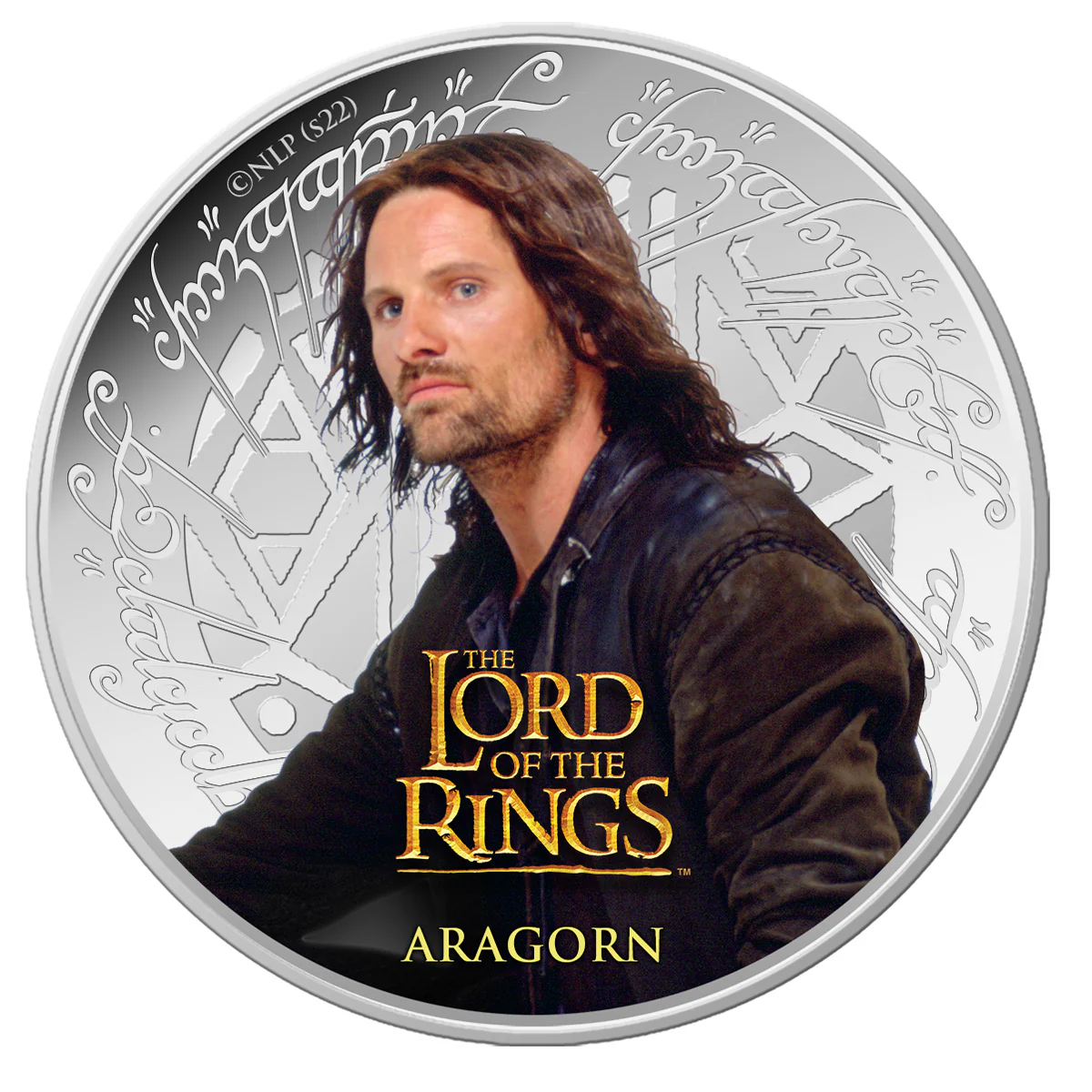 The Lord of the Rings 2022 Aragorn Half Dollar Silver-plated Coin