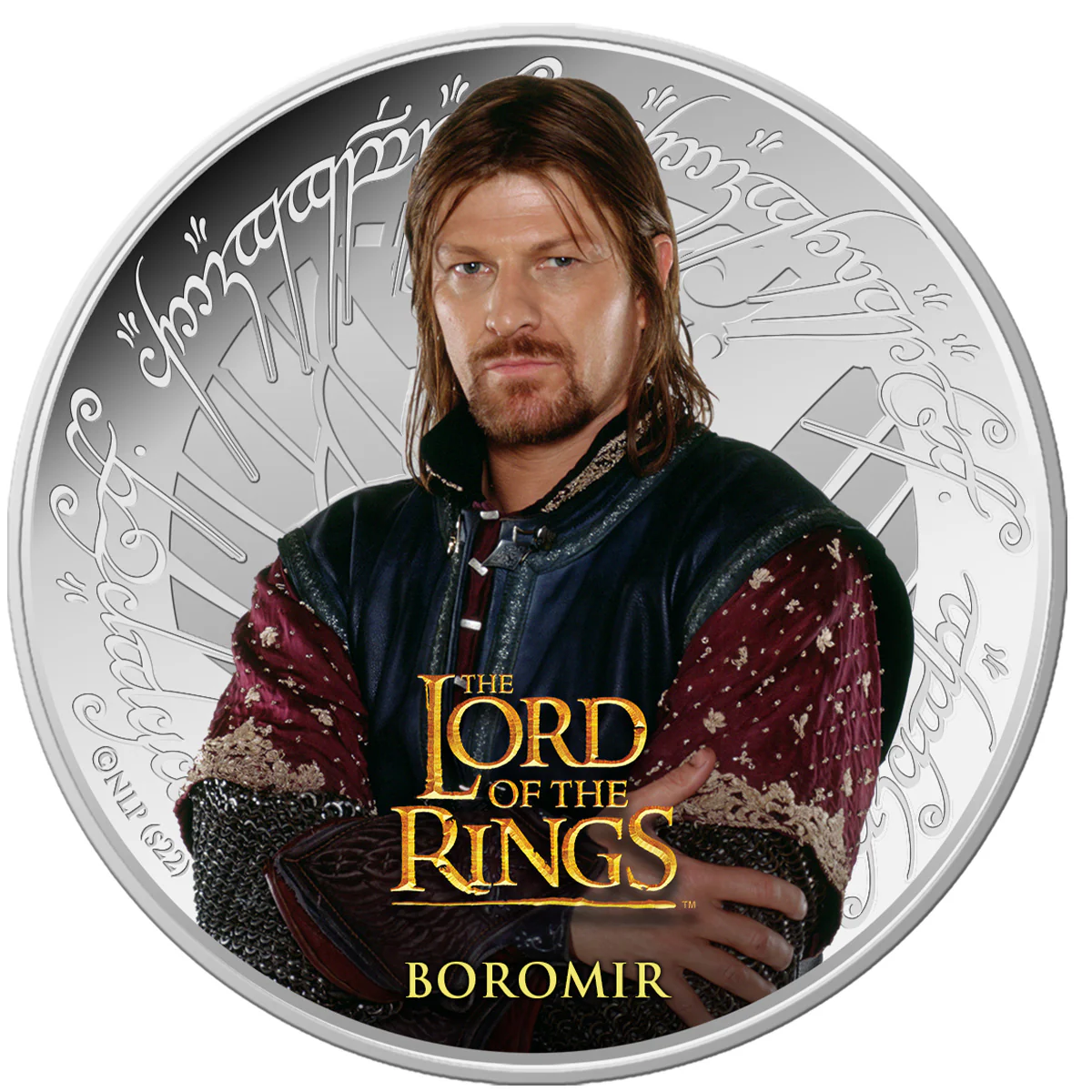 The Lord of the Rings 2022 Boromir Half Dollar Silver-plated Coin