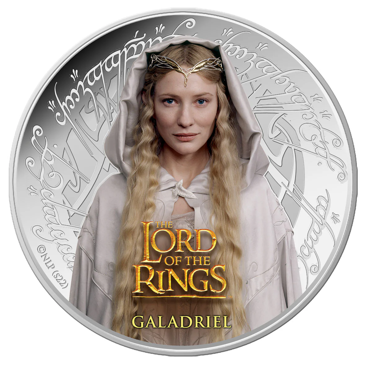 The Lord of the Rings 2022 Galadriel Half Dollar Silver-plated Coin
