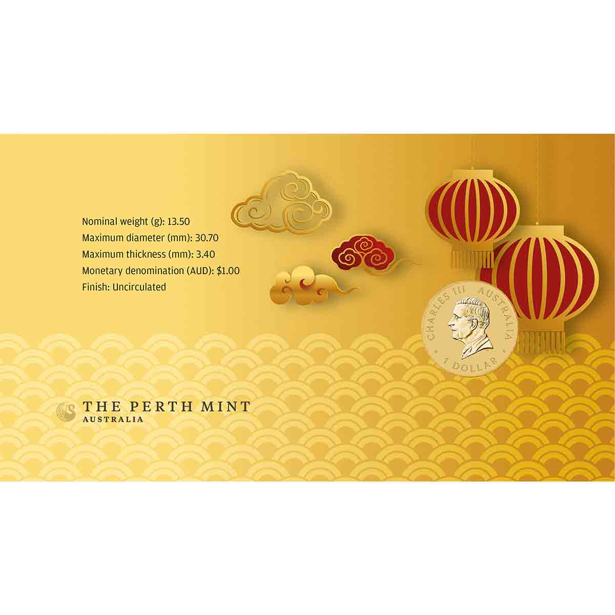 Lunar Year of the Horse 2026 $1 Stamp & Coin Cover - Image 7
