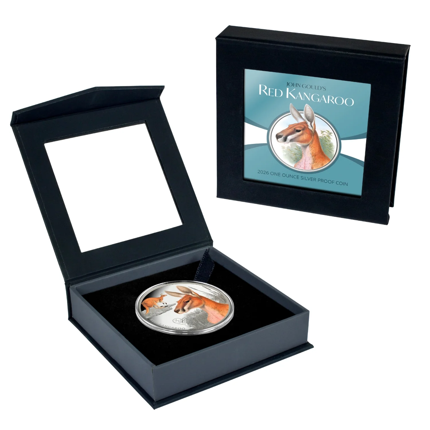 Mammals of Australia 2026 $1 Red Kangaroo 1oz Silver Proof Coin - Image 3