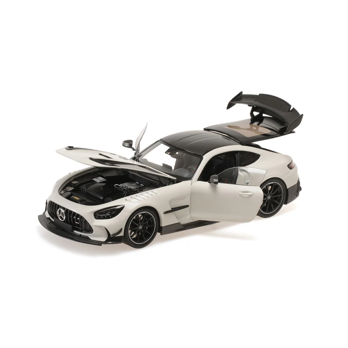 MERCEDES-AMG GT BLACK SERIES - 2021 - WHITE METALLIC - 1:18 Scale Diecast Model Car - Image 2