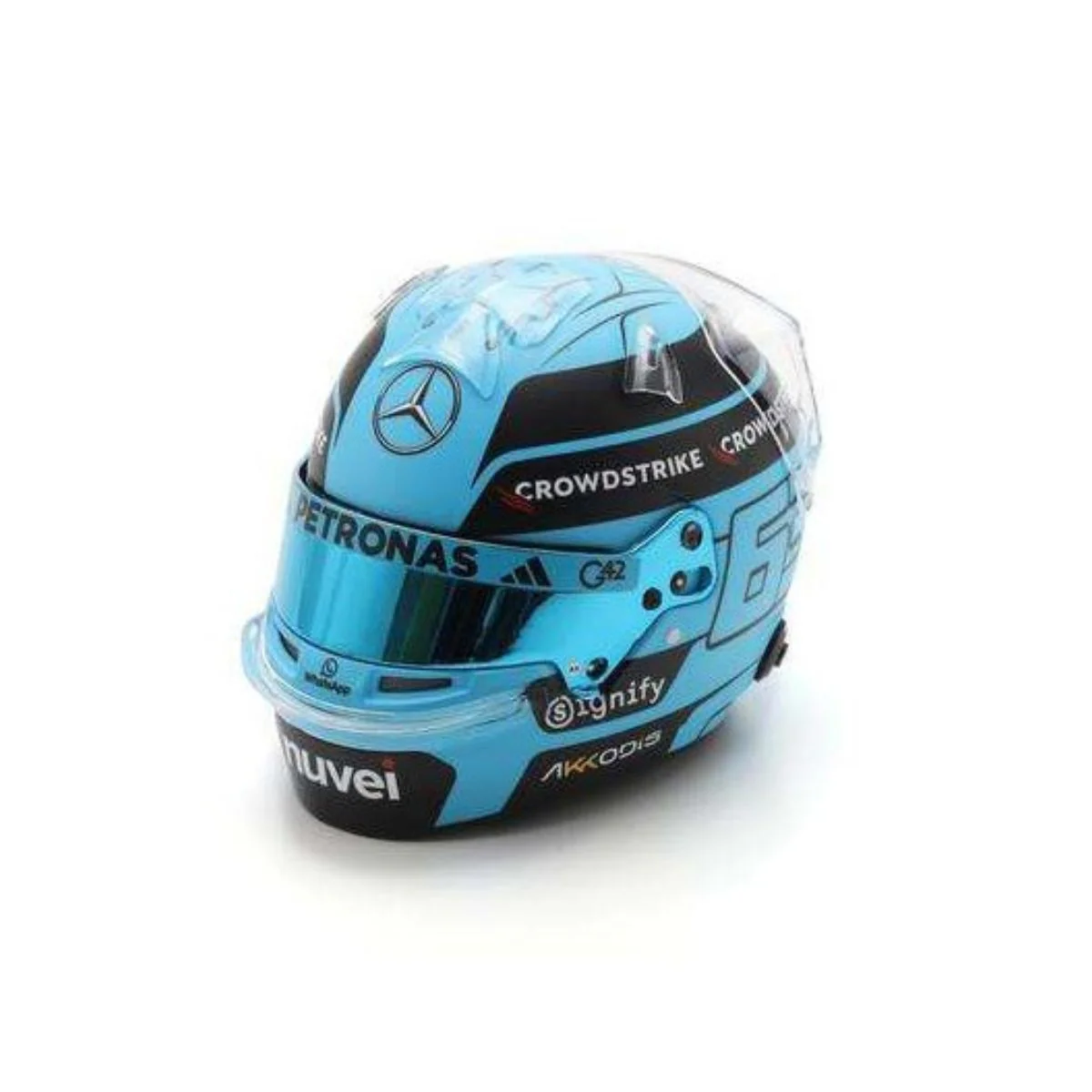 Mercedes-AMG PETRONAS F1 Team - George Russell - 2025 - 1:5 Scale Resin Model Helmet