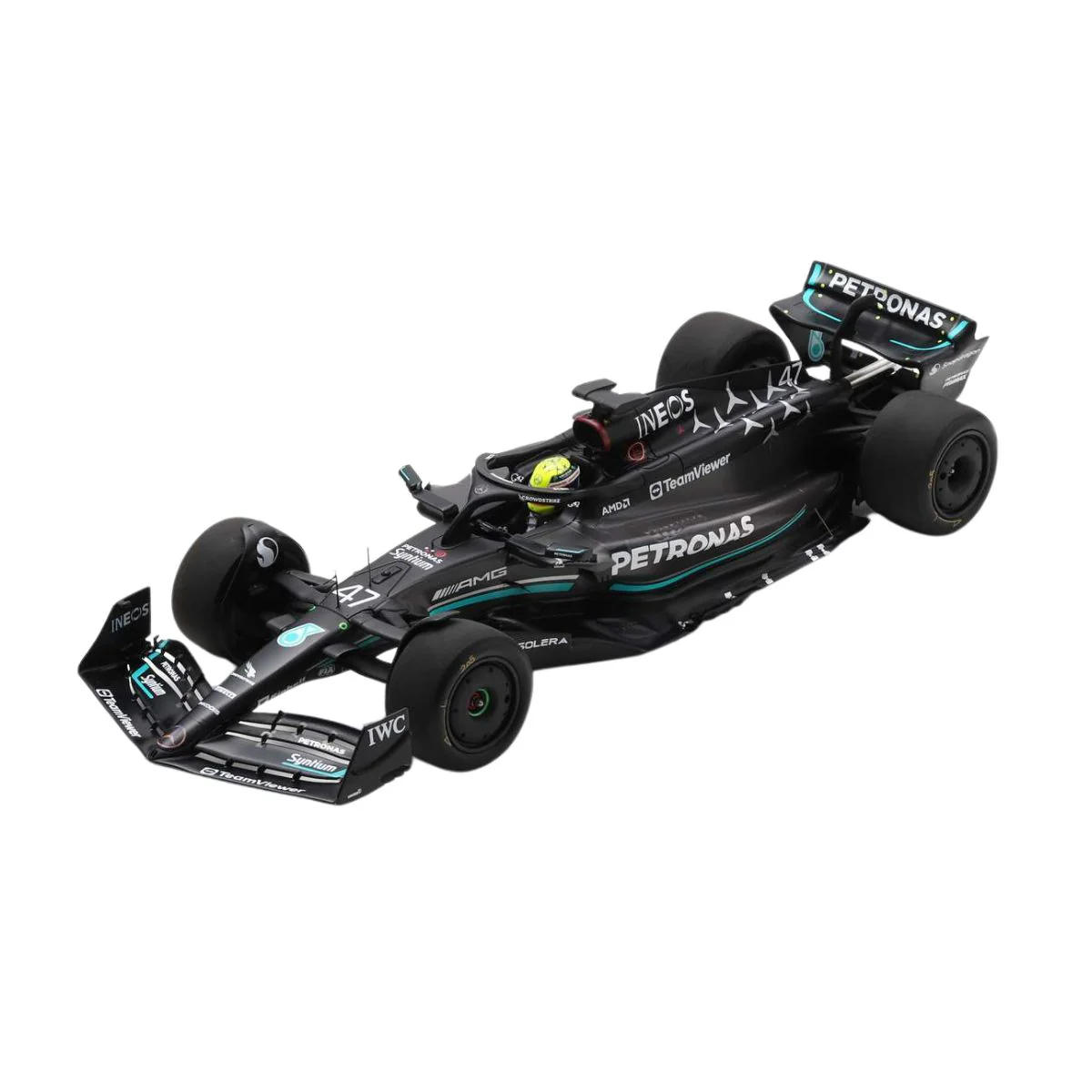 Mercedes-AMG Petronas F1 W14 E Performance No. 47 Mercedes-AMG Petronas Formula One Team - Mick Schumacher - Spanish GP - 1:18 Scale Model Car