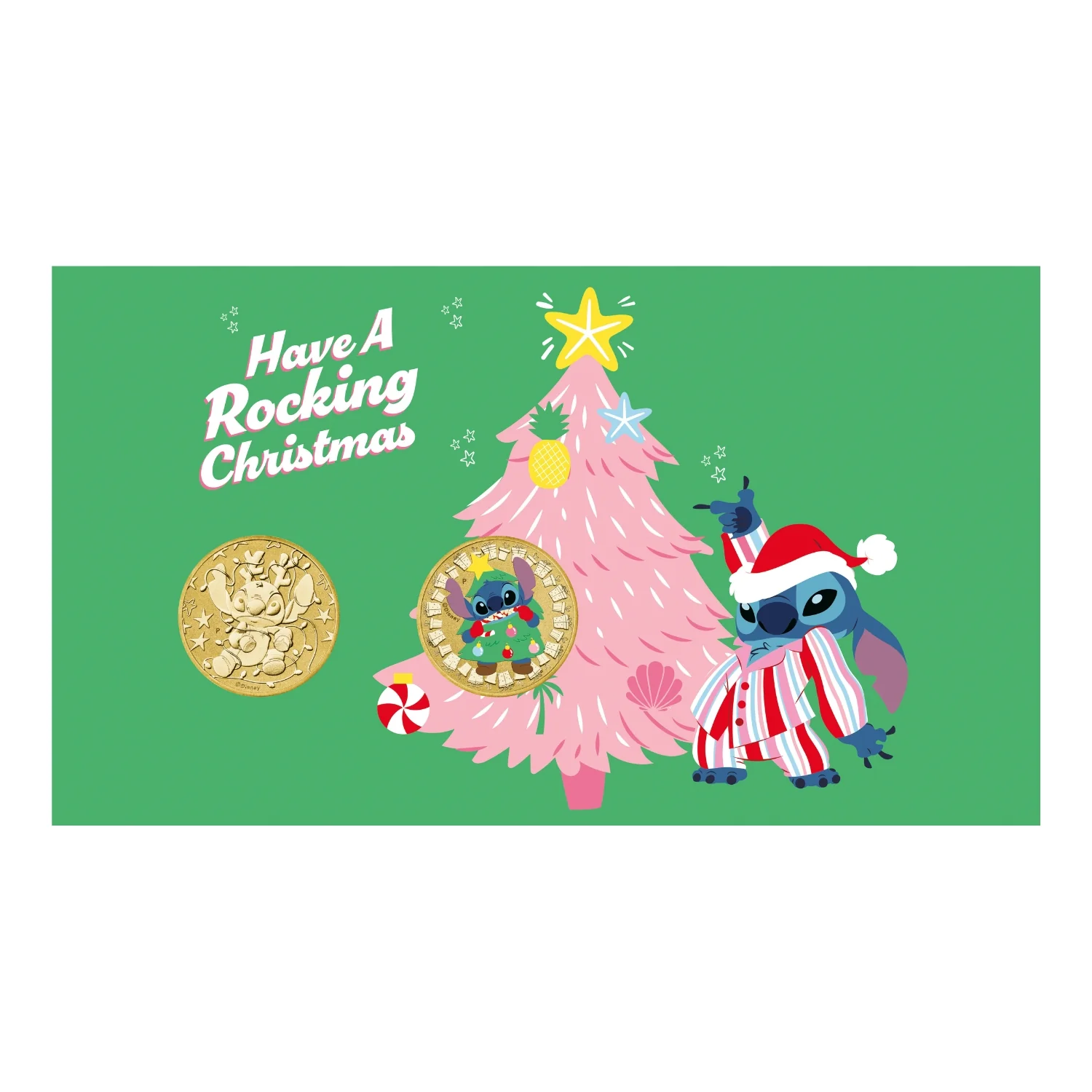 Merry Stitchmas 2025 $1 2-Coin Stamp & Coin Cover - Image 5