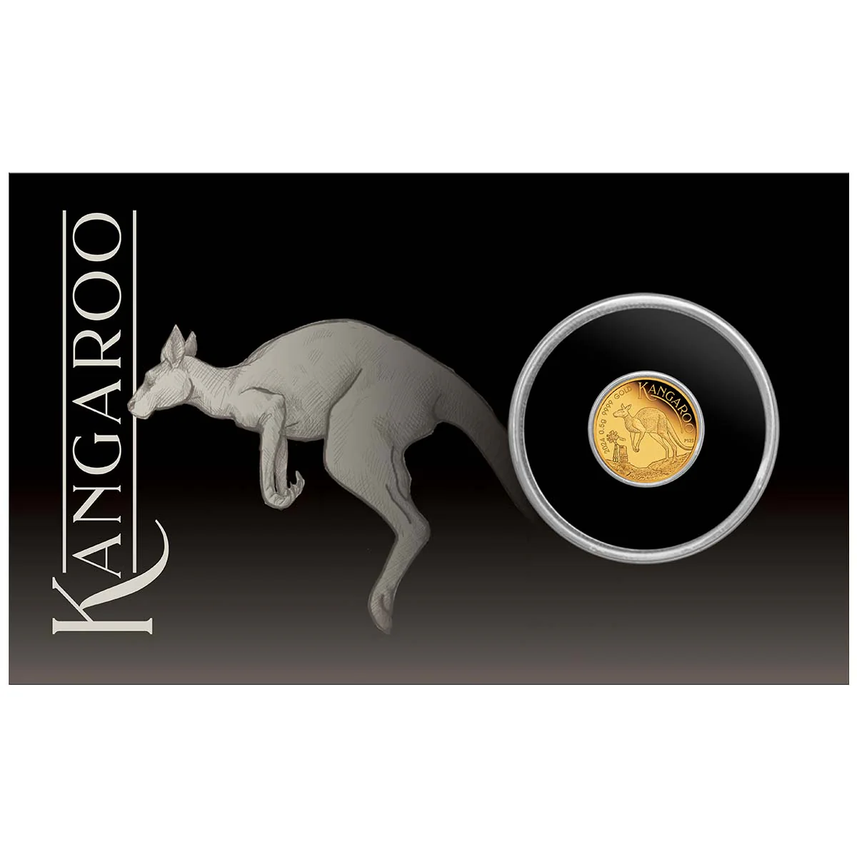 Mini Roo 2024 $2 0.5g Gold Proof Coin in Card