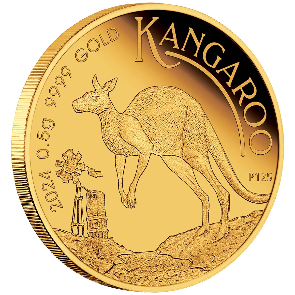 Mini Roo 2024 $2 0.5g Gold Proof Coin in Card - Image 2