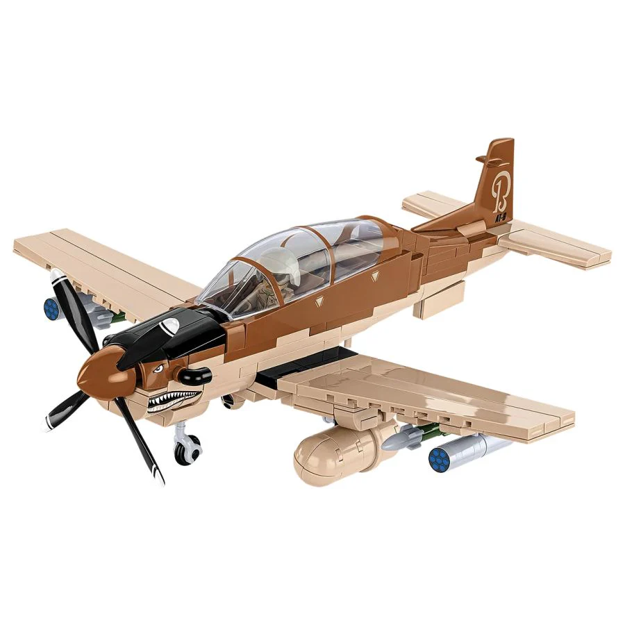 Model Brick Set Armed Forces AT-6 Wolverine (263 Pieces)