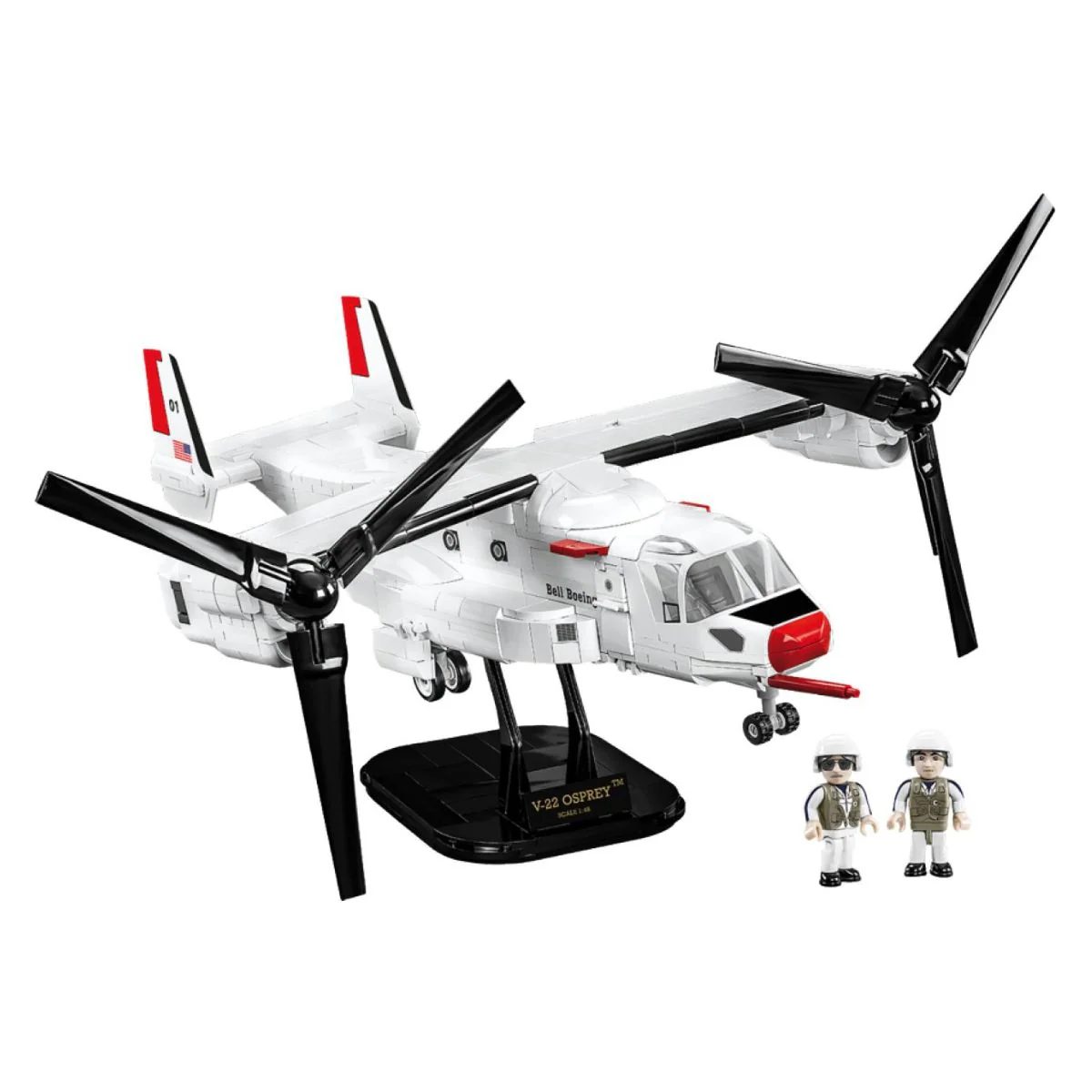 Model Brick Set Armed Forces Bell-Boeing V-22 Osprey (1151 Pieces)