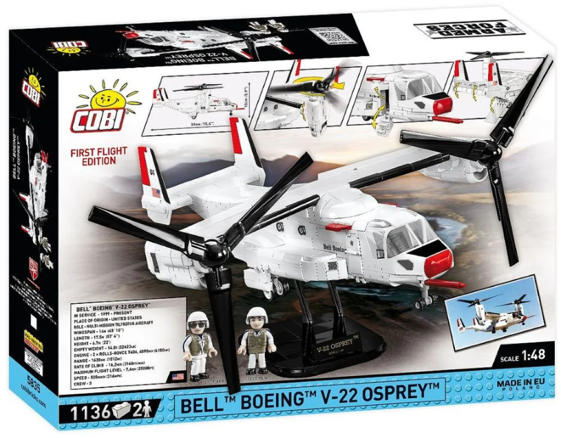 Model Brick Set Armed Forces Bell-Boeing V-22 Osprey (1151 Pieces) - Image 3