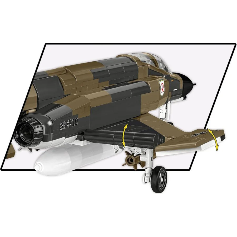 Model Brick Set Armed Forces F-4F Phantom II Luft. (666 Pieces) - Image 4