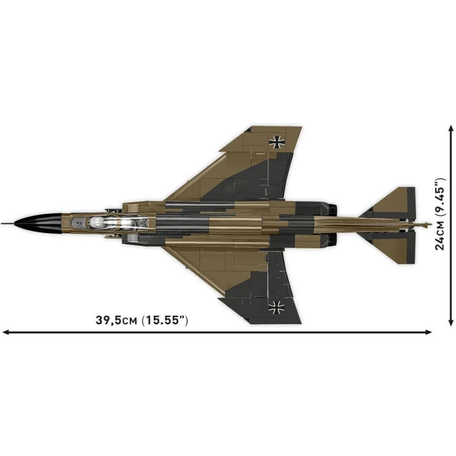 Model Brick Set Armed Forces F-4F Phantom II Luft. (666 Pieces) - Image 7