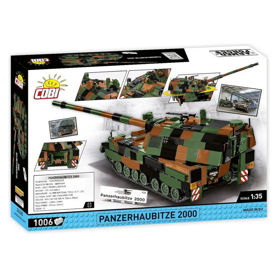 Model Brick Set Armed Forces Panzerhaubitze 2000 (1006 Pieces) - Image 5