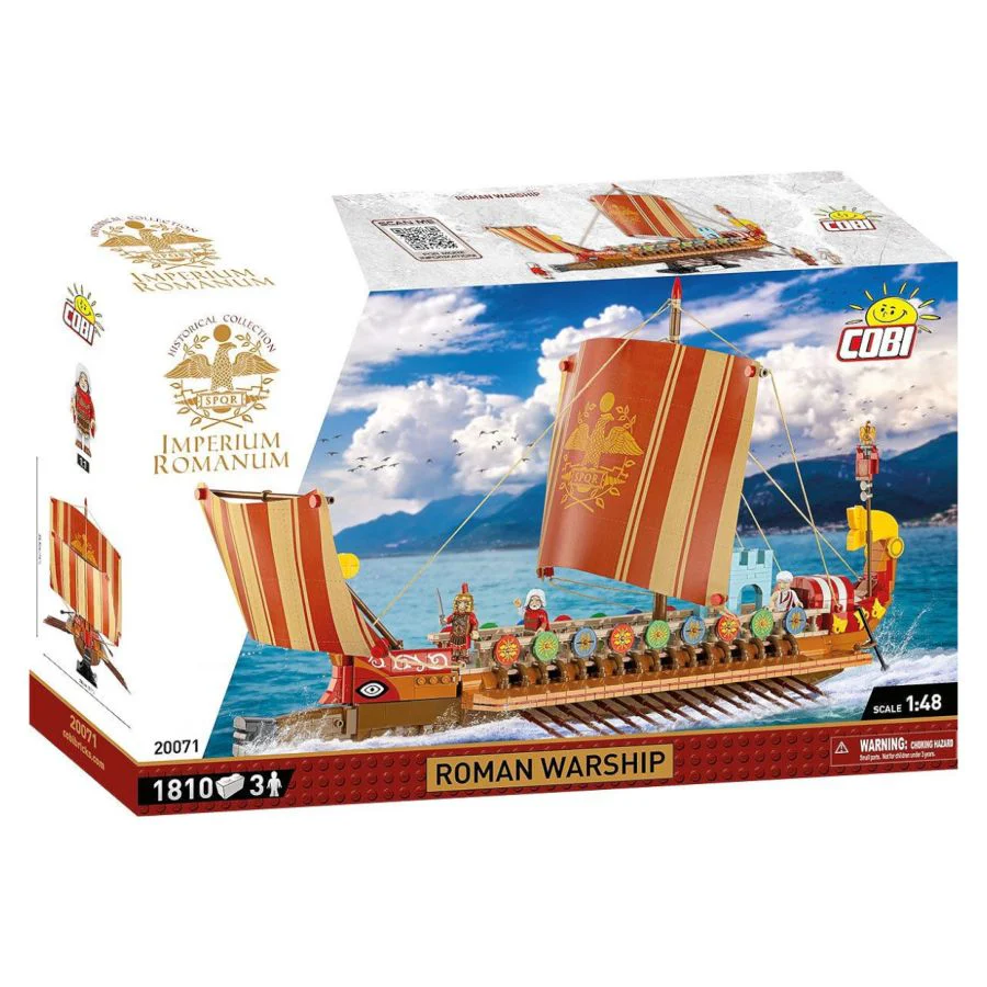 Model Brick Set Imperium Romanum Roman Warship (1810 Pieces) - Image 4