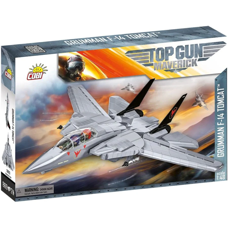 Model Brick Set Top Gun Grumman F-14 Tomcat (869 Pieces) - Image 2
