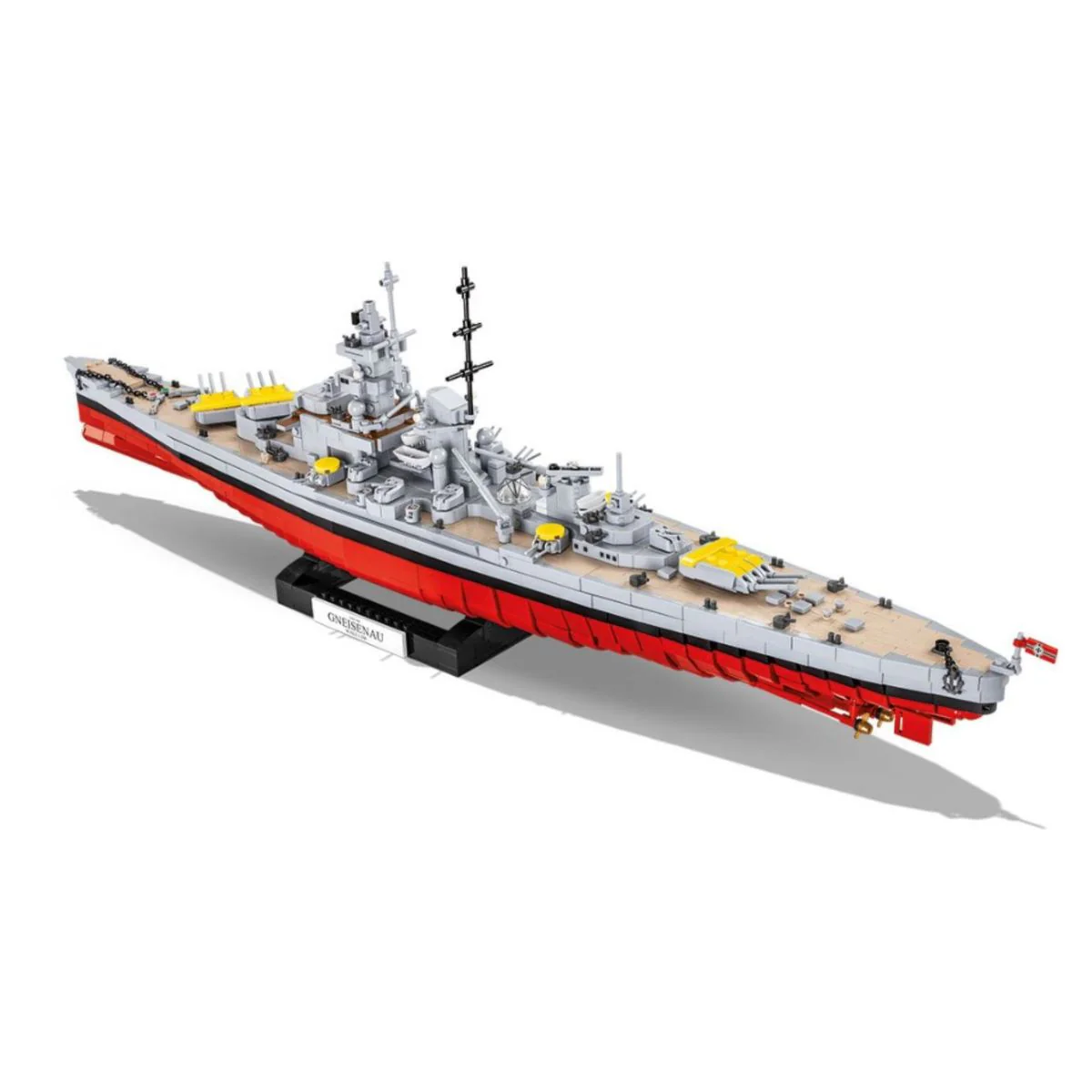 Model Brick Set World War 2 Battleship Gneisenau (2417 Pieces) - Image 2
