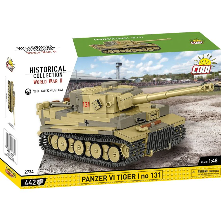 Model Brick Set World War 2 Panzer VI Tiger I No.131 (442 Pieces) - Image 3