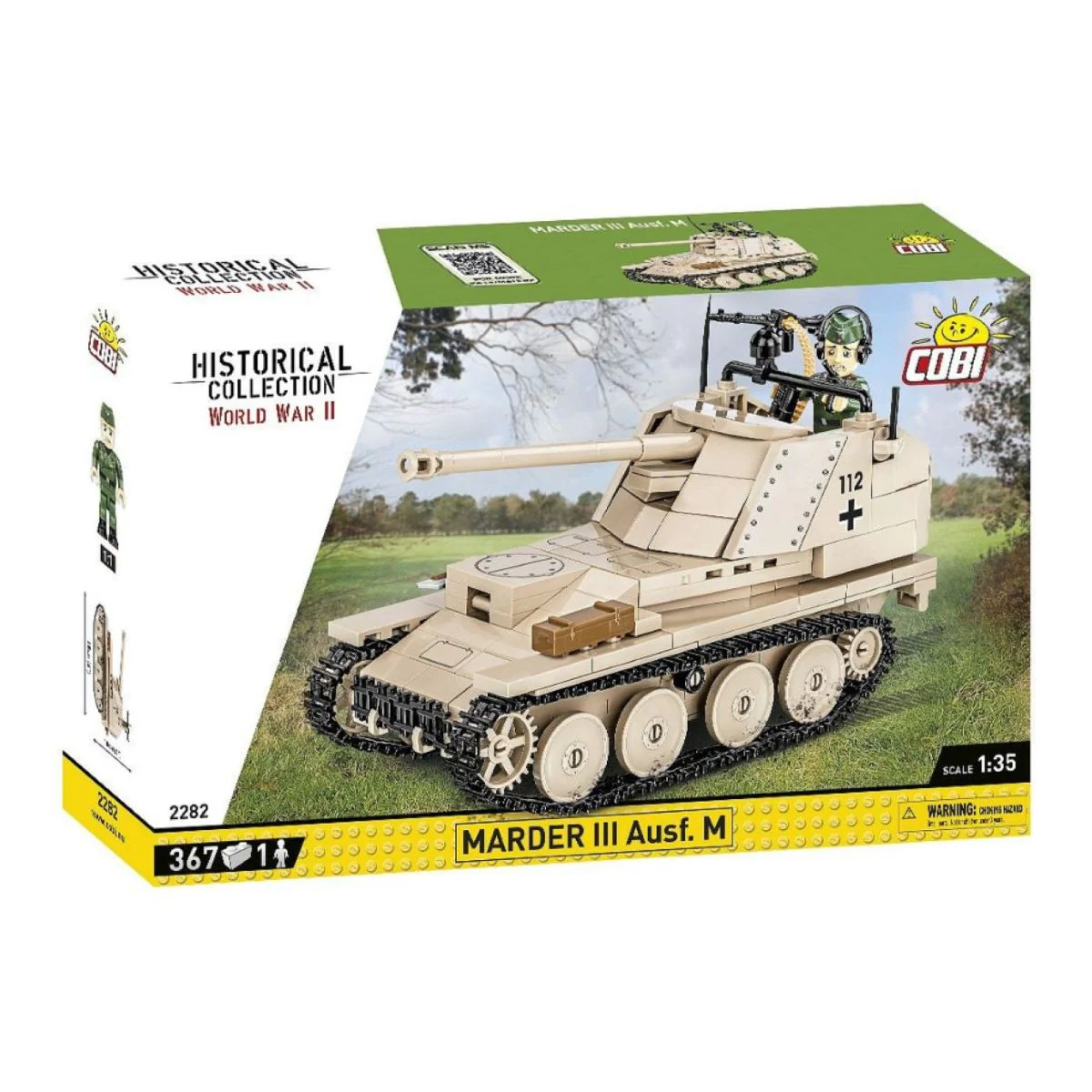 Model Brick Set World War 2 Sd.Kfz. 138 Marder III Ausf.M (363 Pieces) - Image 2