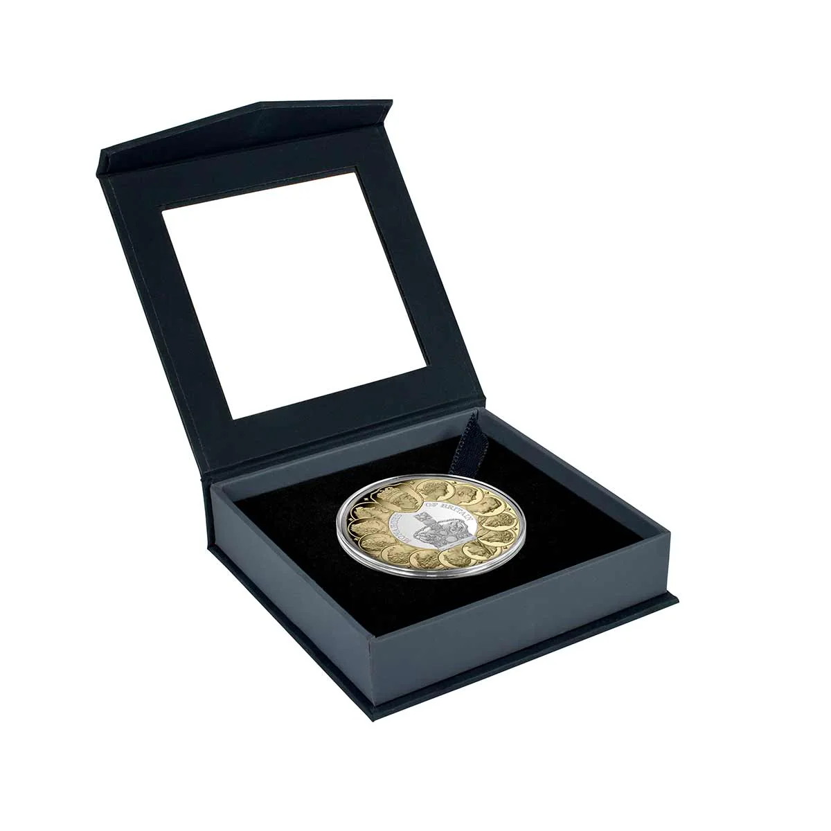 Monarchs of Britain 2025 $1 Gold-plated 1oz Silver Proof Coin - Image 3