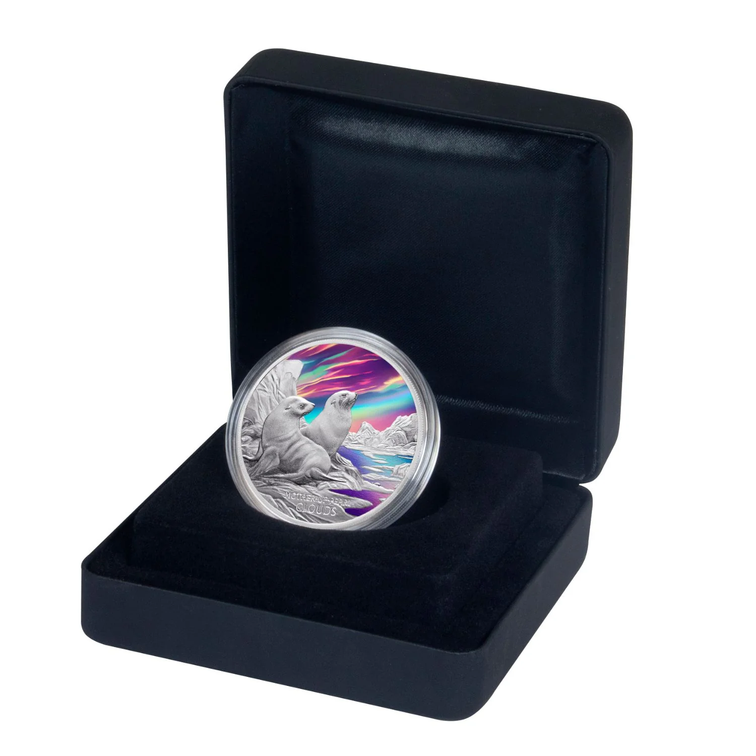 Mother-of-Pearl Clouds 2025 $1 1oz Silver Proof Coin - Image 3