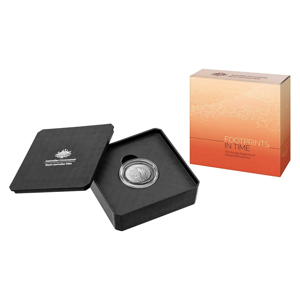 Mungo Footprint 2021 $1 Silver Proof Coin - Image 3