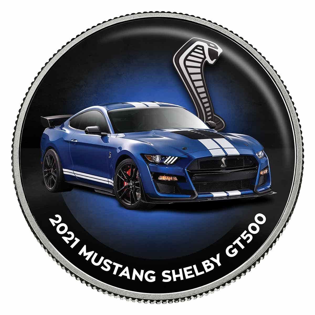 Mustang Enamel Half Dollar 10-Coin Collection - Image 2