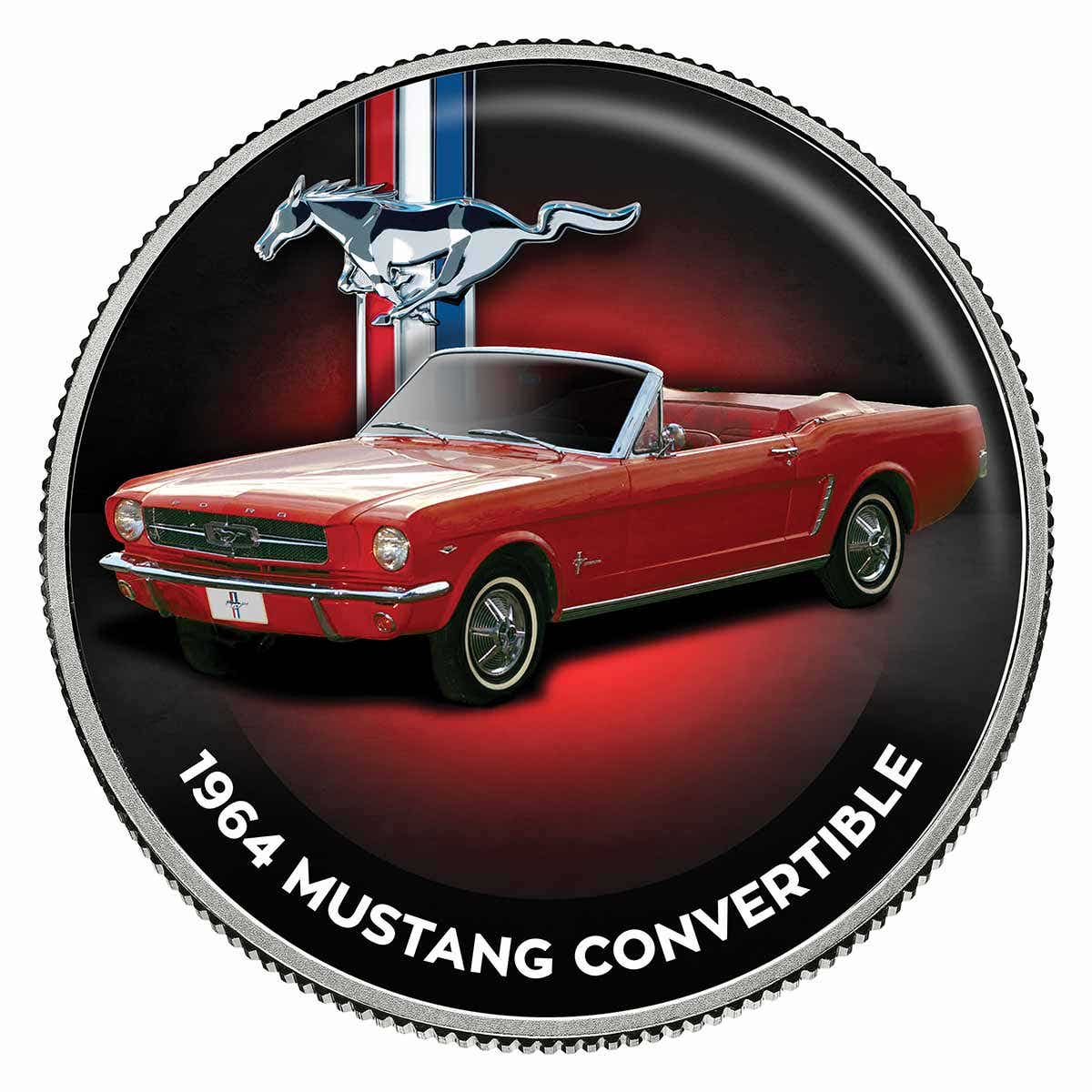 Mustang Enamel Half Dollar 10-Coin Collection - Image 4