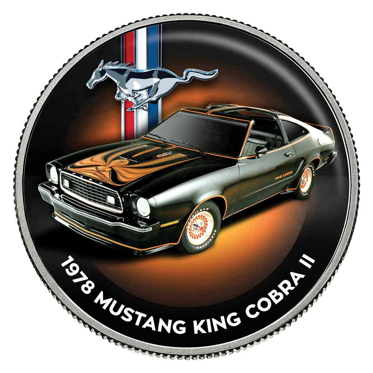 Mustang Enamel Half Dollar 10-Coin Collection - Image 7