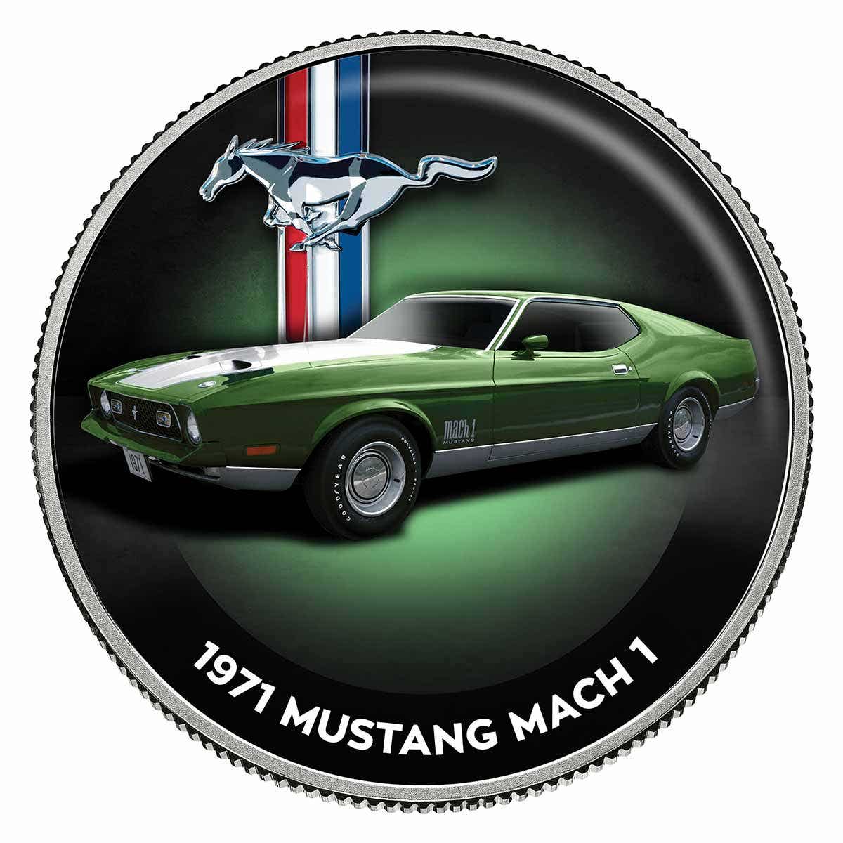Mustang Enamel Half Dollar 10-Coin Collection - Image 8