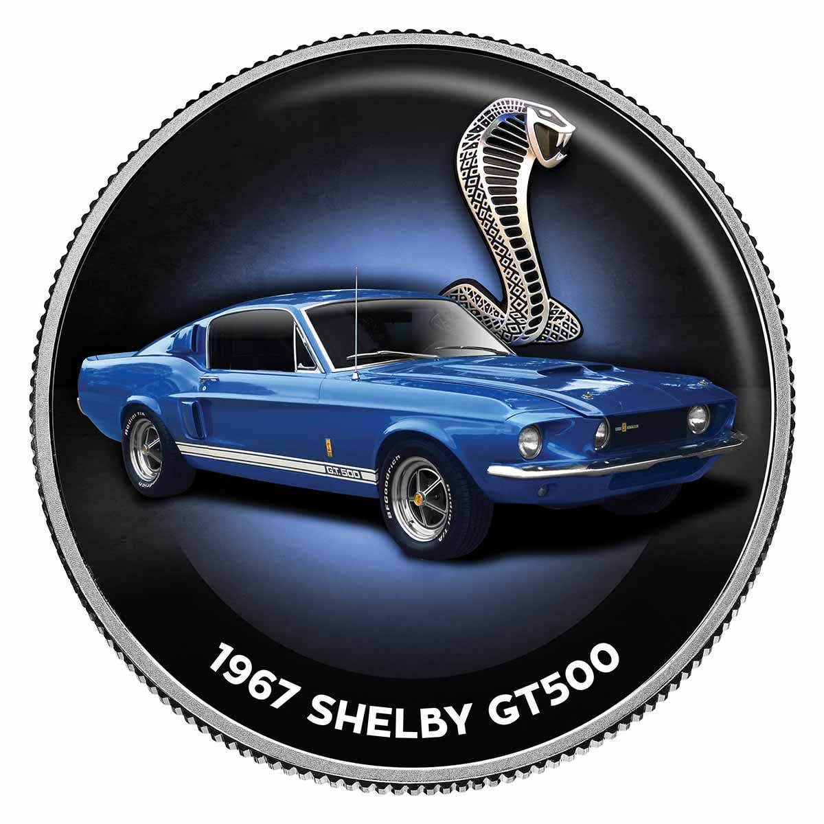 Mustang Enamel Half Dollar 10-Coin Collection - Image 9