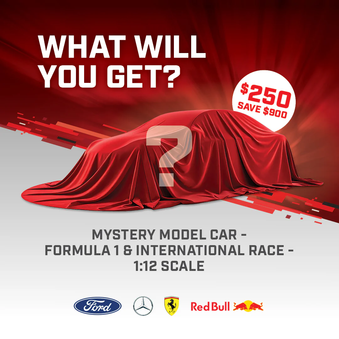 Mystery Model Car - Formula 1 & International Race - 1:12 Scale