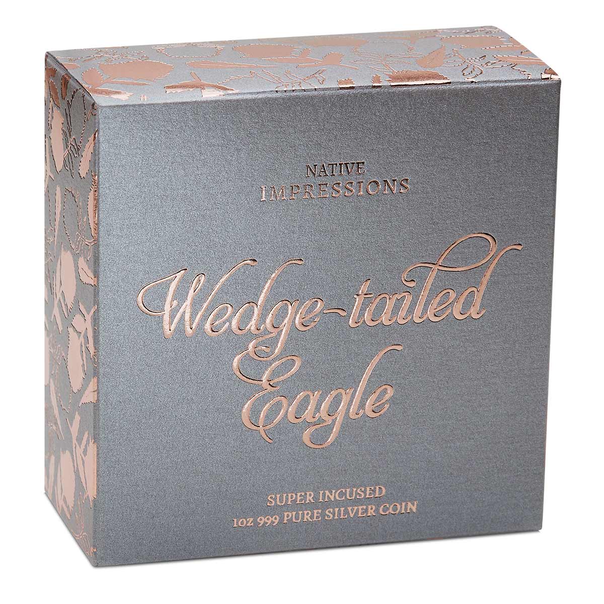 Native Impressions Wedge-Tailed Eagle 2026 $2 Rose Gold-plated Incuse 1oz Silver Proof Coin - Image 5