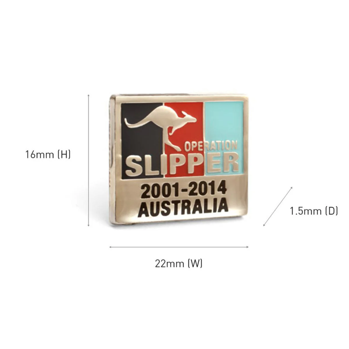 Operation Slipper Australia Lapel Pin - Image 2