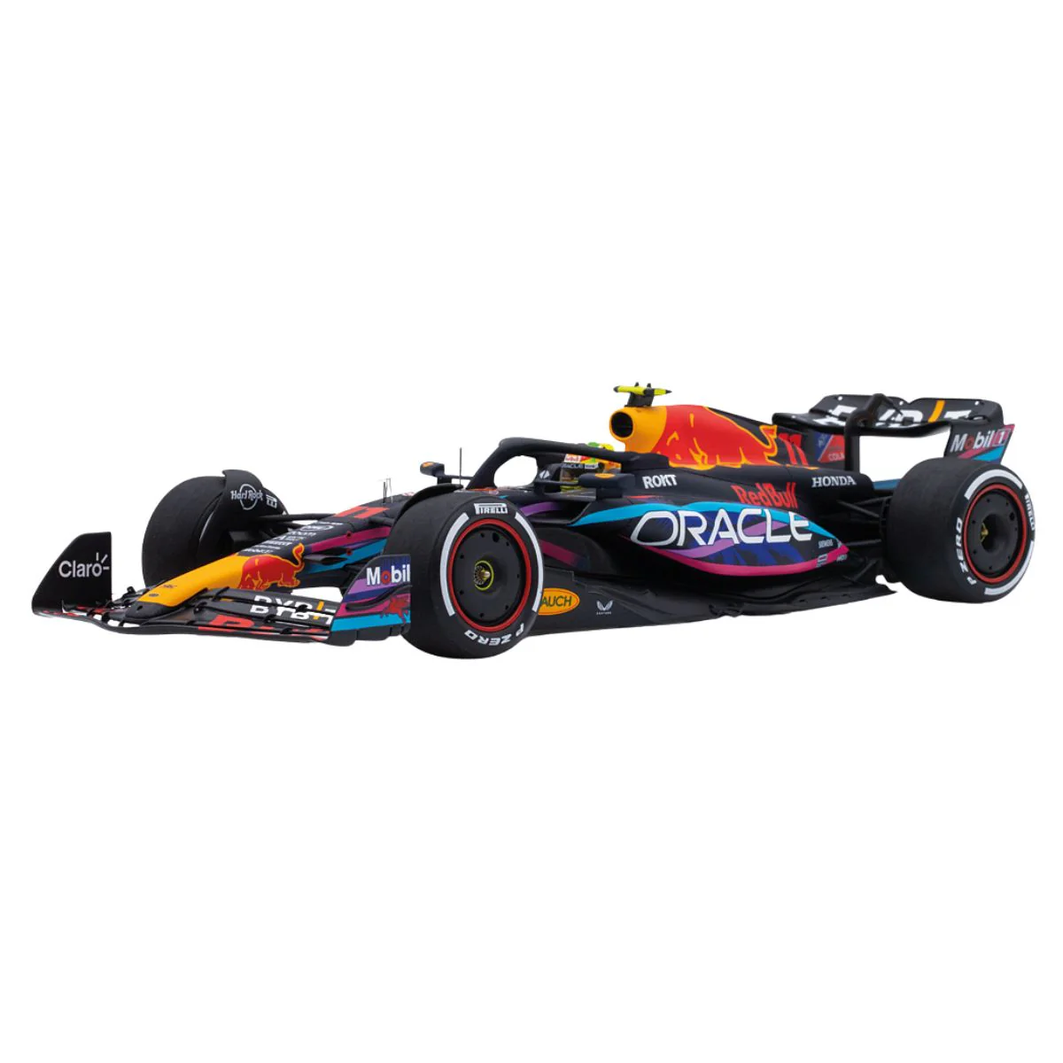 Oracle Red Bull Racing RB19 No.11 Oracle Red Bull Racing 2nd Miami GP 2023 Sergio Perez - 1:18 Scale Resin Model Car