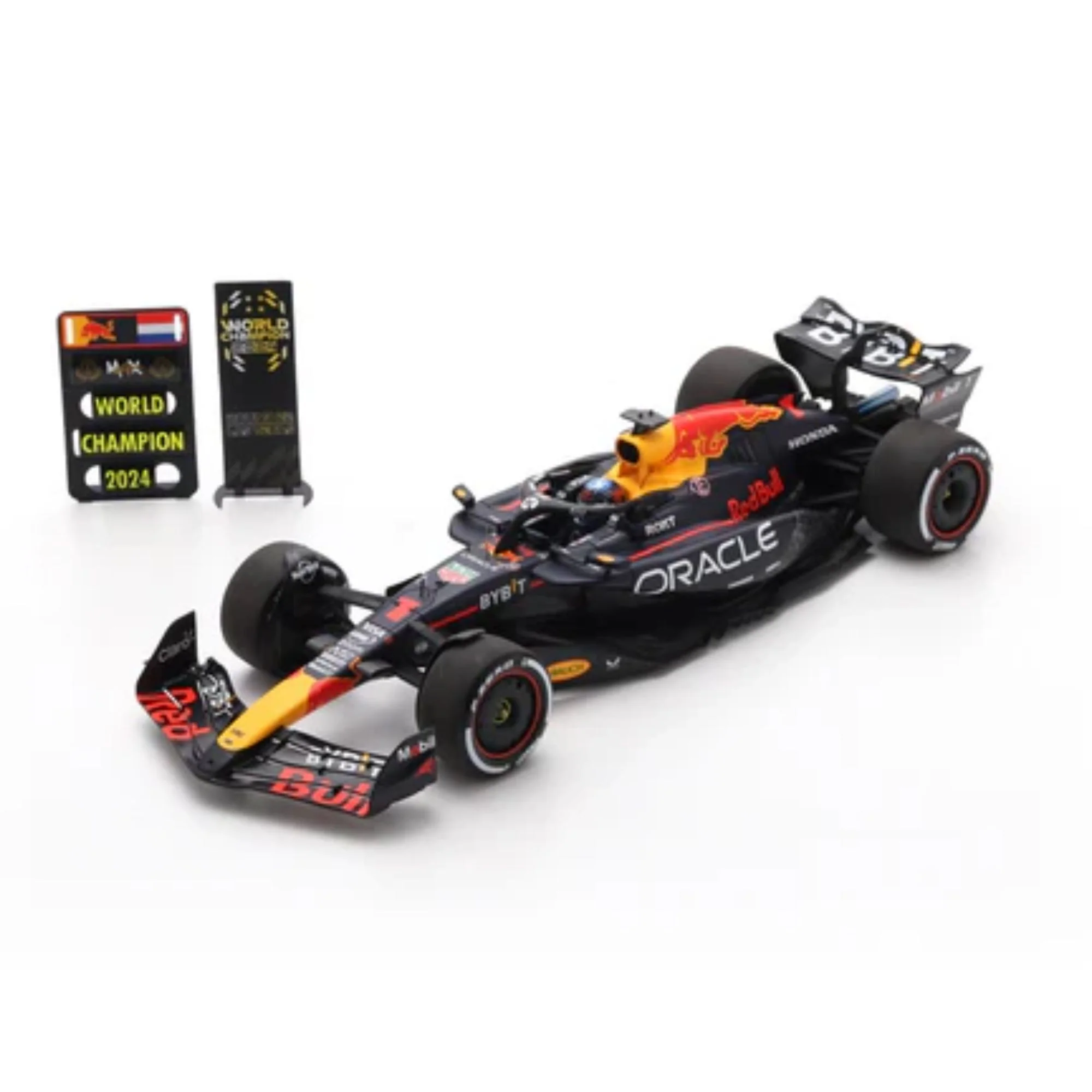 Oracle Red Bull Racing RB20 No.1 Oracle Red Bull Racing  - 2024 Formula One Drivers' Champion - Max Verstappen - 1:18 Scale Resin Model Car