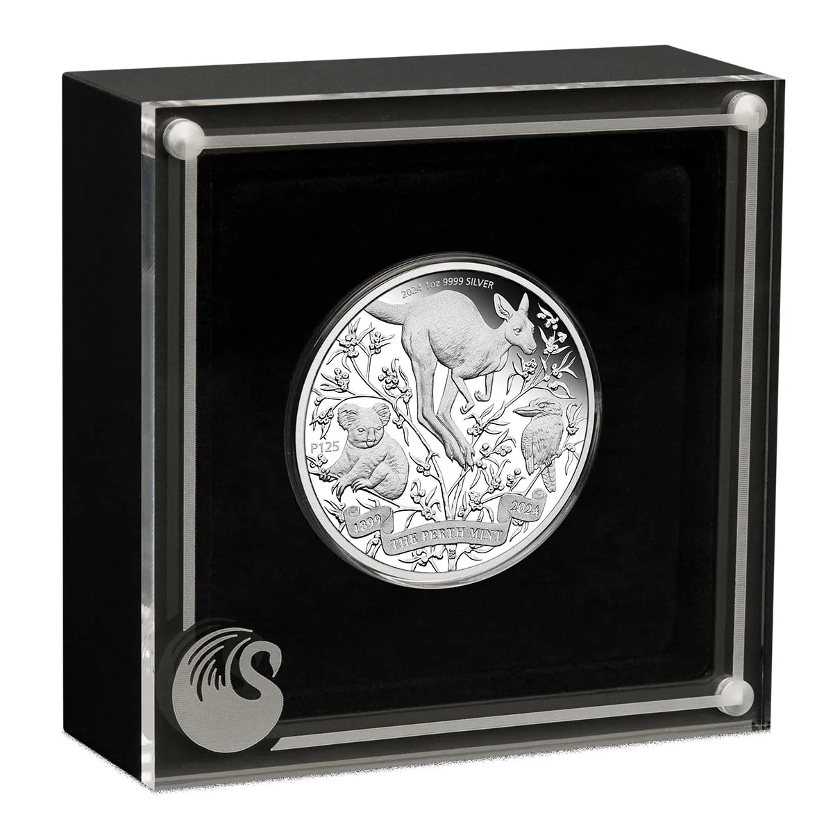 Perth Mint 125th Anniversary 2024 $1 1oz Silver Proof Coin - Image 3