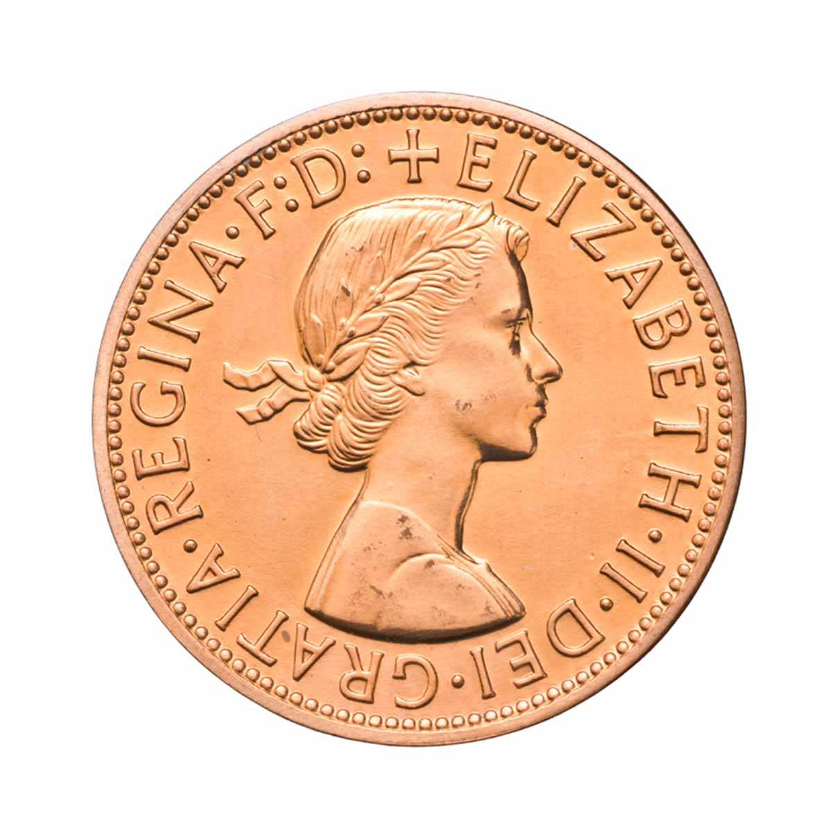 Australia Elizabeth II Perth Mint 1957 Penny Proof FDC - Image 3