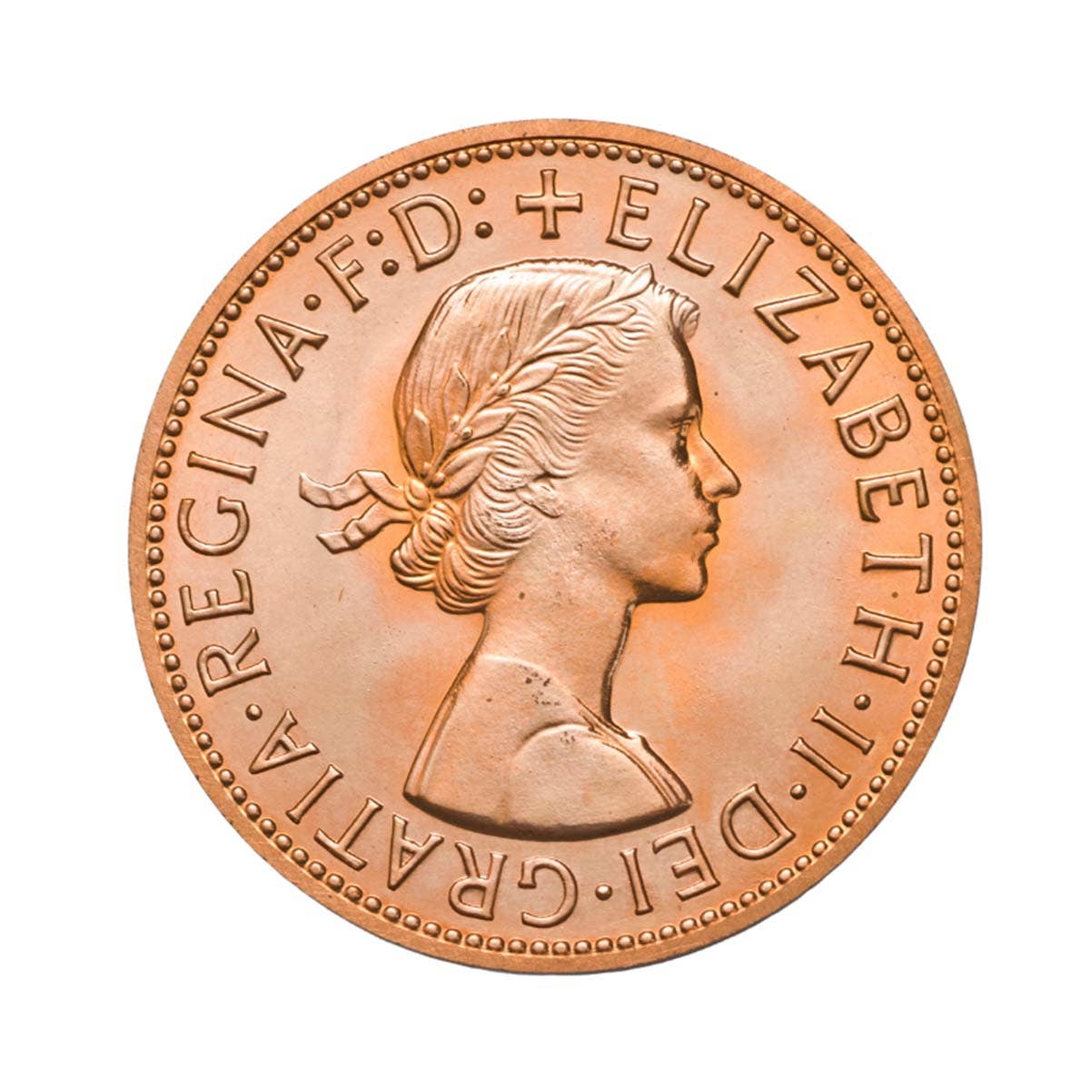 Australia Elizabeth II Perth Mint 1959 Penny Proof FDC - Image 3
