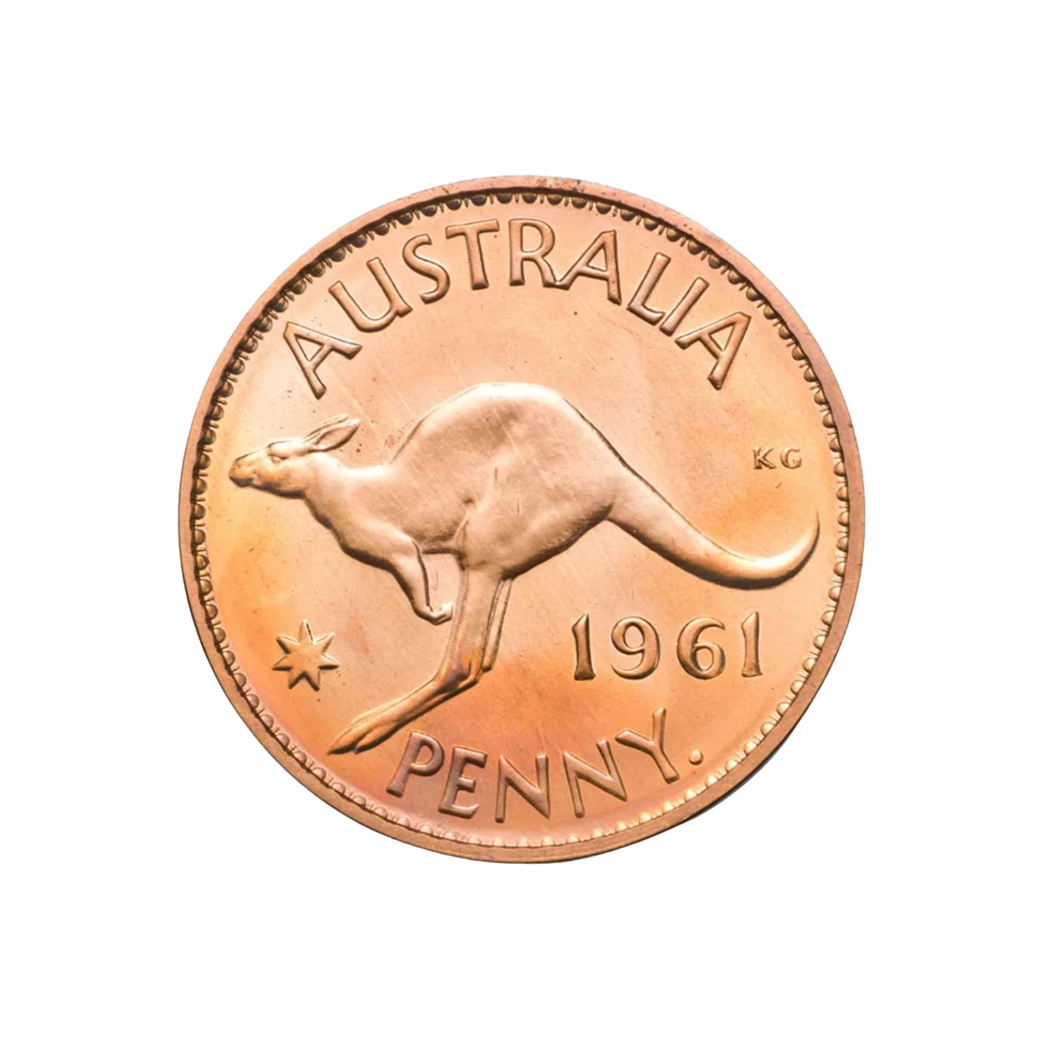 Australia Elizabeth II Perth Mint 1961 Halfpenny & Penny Proof Pair FDC - Image 4