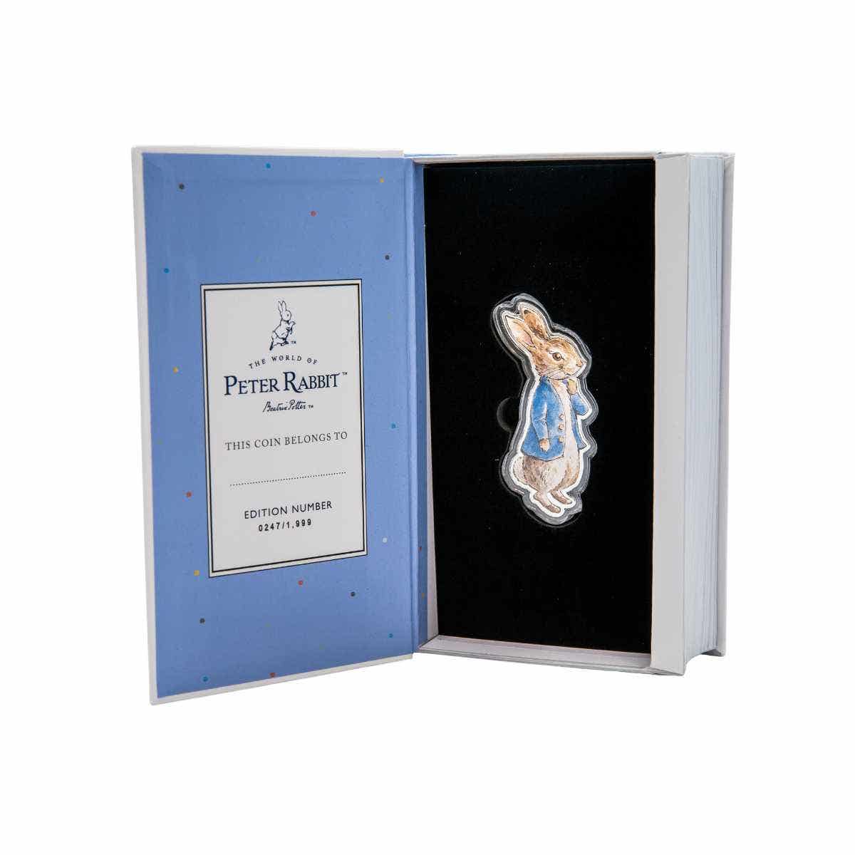 Peter Rabbit-shaped 2023 Half Dollar Silver-plated Brilliant Uncirculated Coin - Image 2