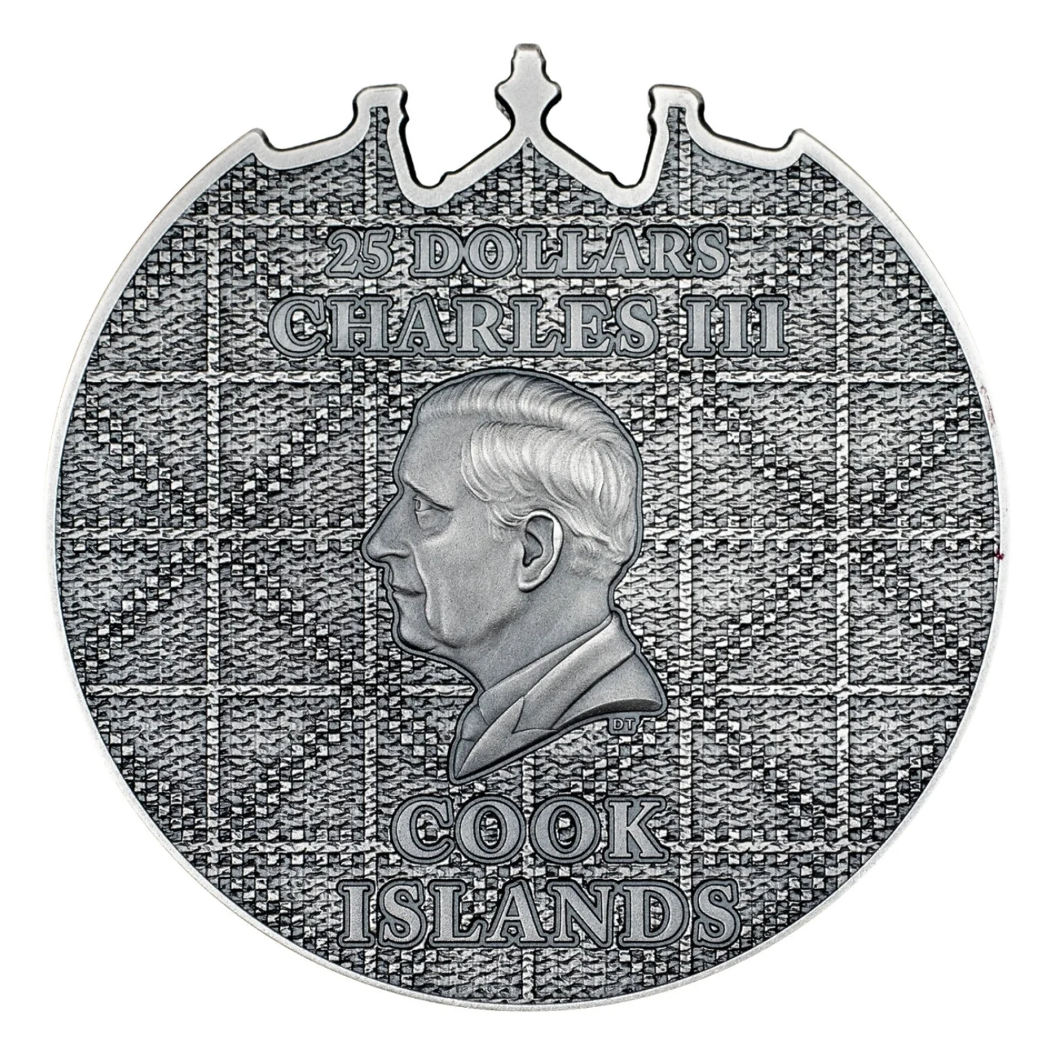 Petra Al-Khazneh 2025 $25 Ultra High Relief 5oz Silver Antique Coin - Image 2