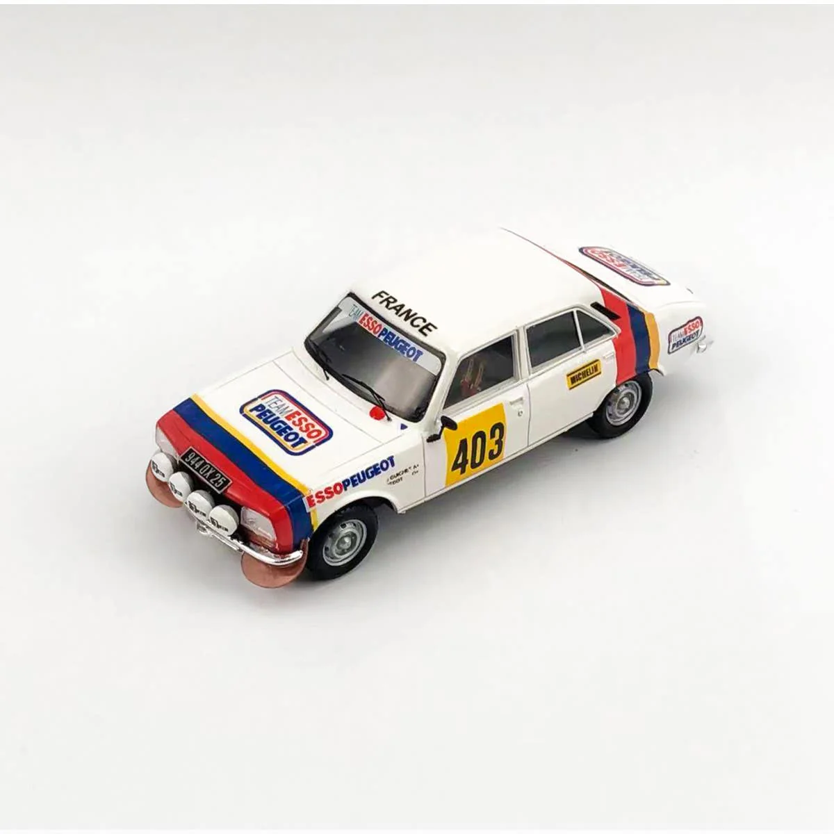 Peugeot 504 No.403 Winner Codasur Rallye 1979 - J. Guichet - J. Todt - 1:43 Scale Resin Model Car