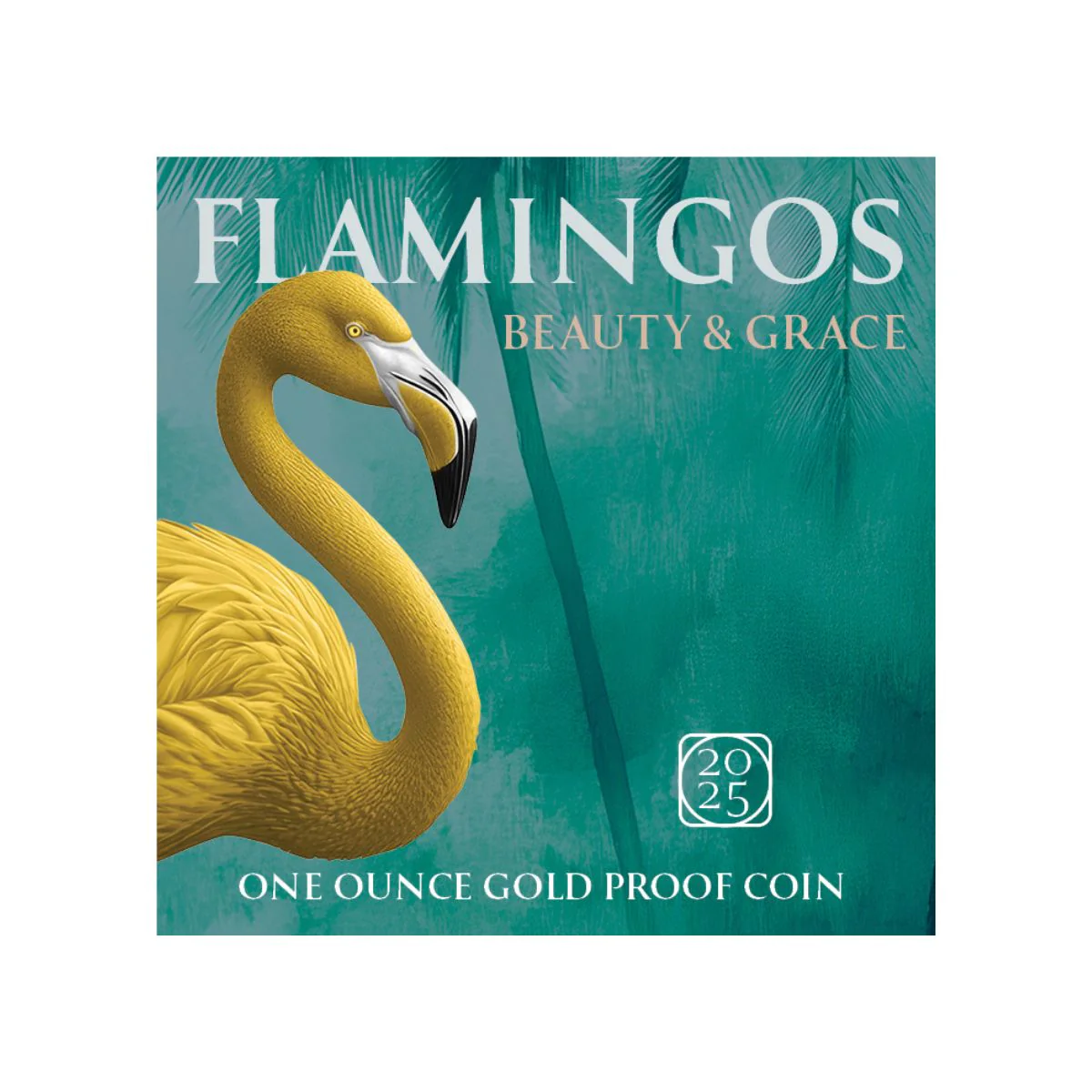 Pink Flamingo 2025 $100 1oz Gold Proof Coin - Image 5