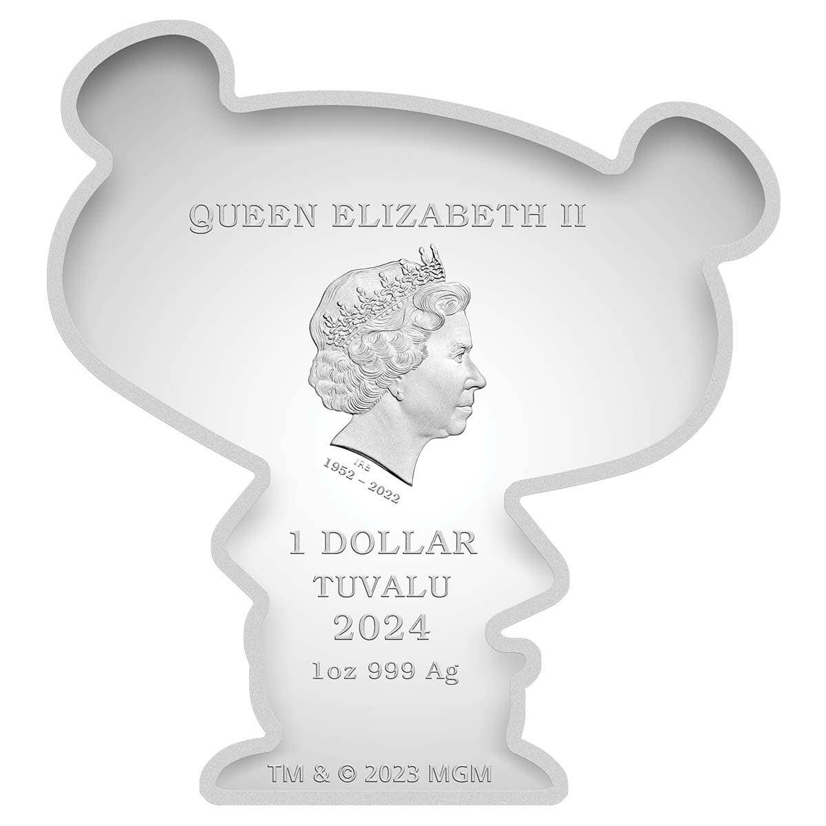 Pink Panther 60th Anniversary 2024 $1 1oz Silver Minted Mini Coin  - Image 2