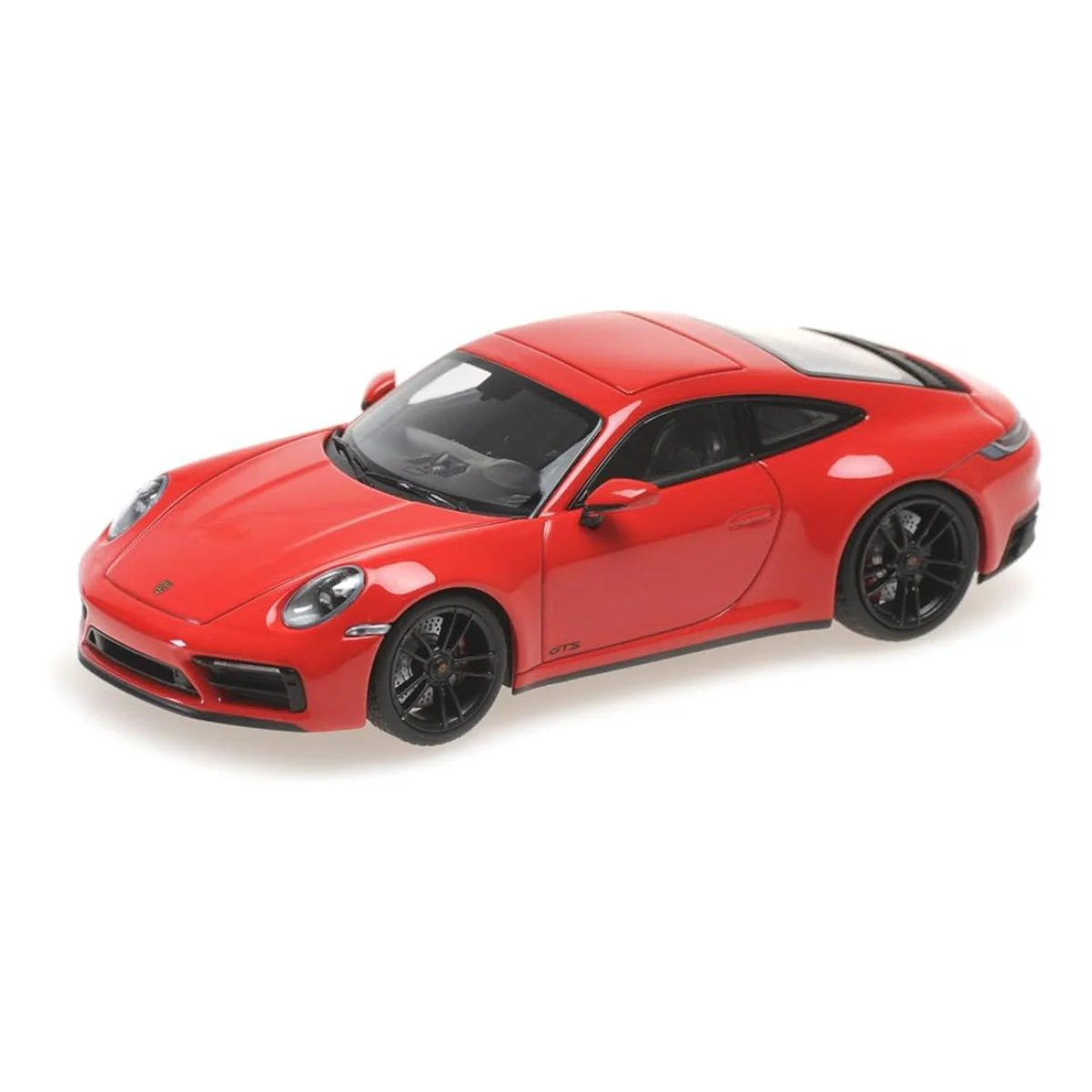 PORSCHE 911 (992) CARRERA 4 GTS - 2019 - RED - 1:43 Scale Diecast Model Car