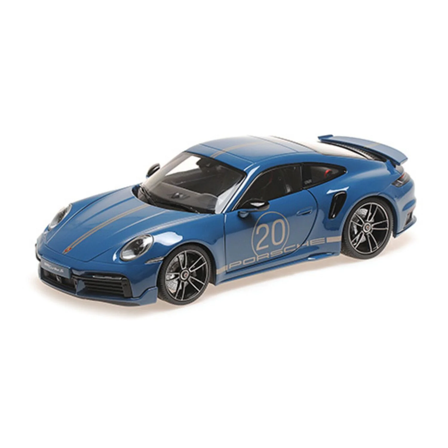 PORSCHE 911 (992) TURBO S COUPE SPORT DESIGN 2021 - 1:18 Scale Diecast Model Car