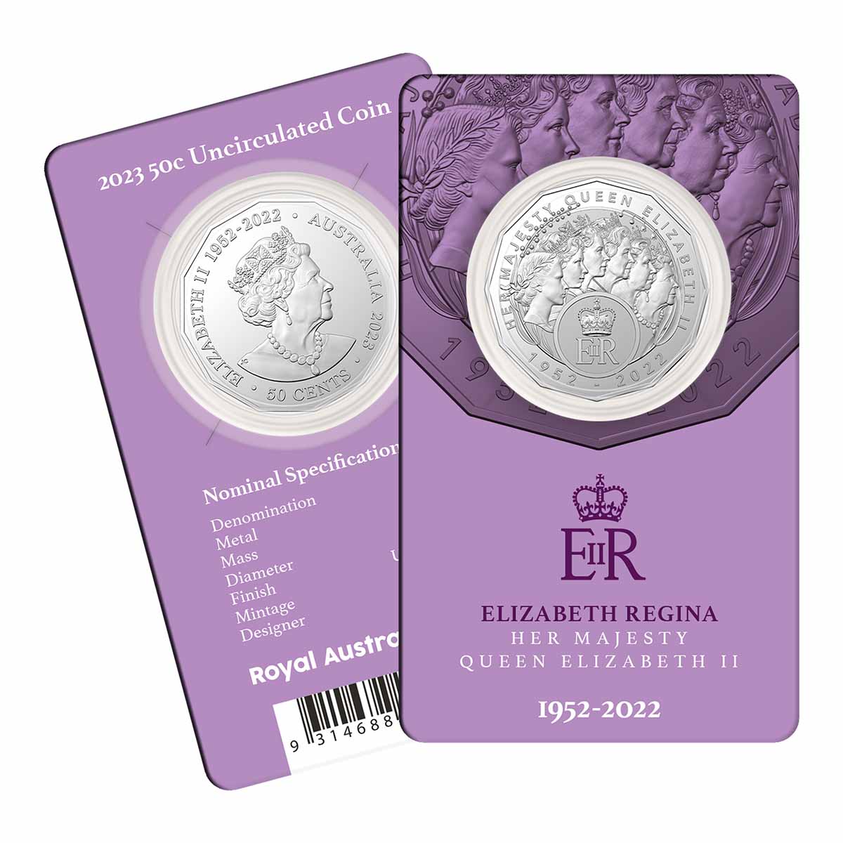 Australia Elizabeth II Commemoration 2023 50c Cupro-Nickel Uncirculated Coin