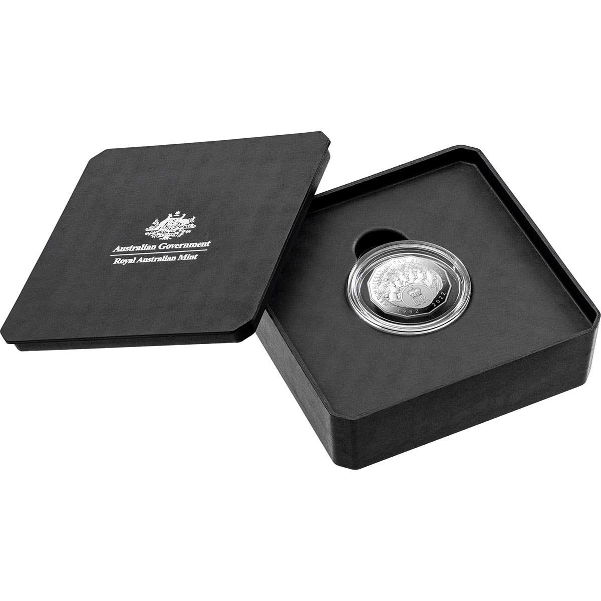 Queen Elizabeth II 2023 50c Commemoration Silver Proof Coin - Image 3