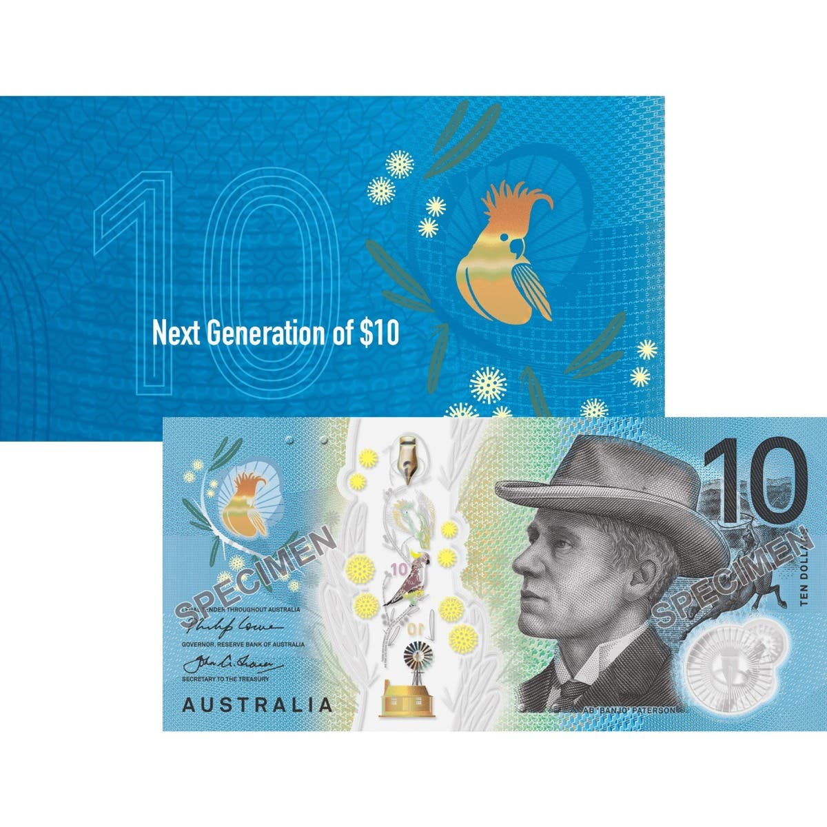 RBA Fold 2017 $10 L/F Next Gen Uncirculated - Image 2